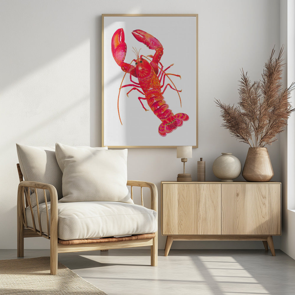 Kreeft met patroon | Poster