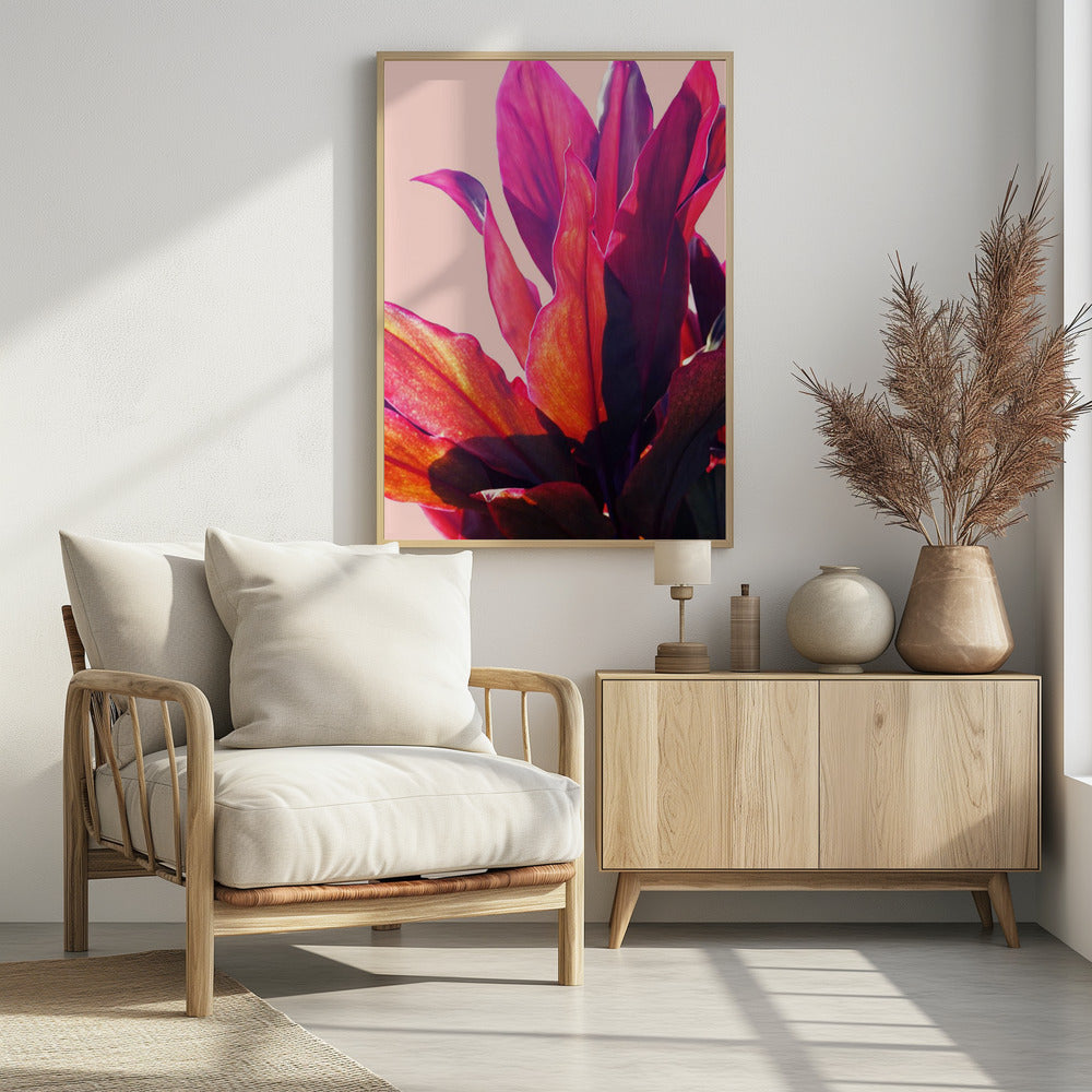 Fuchsia Bladeren II | Poster