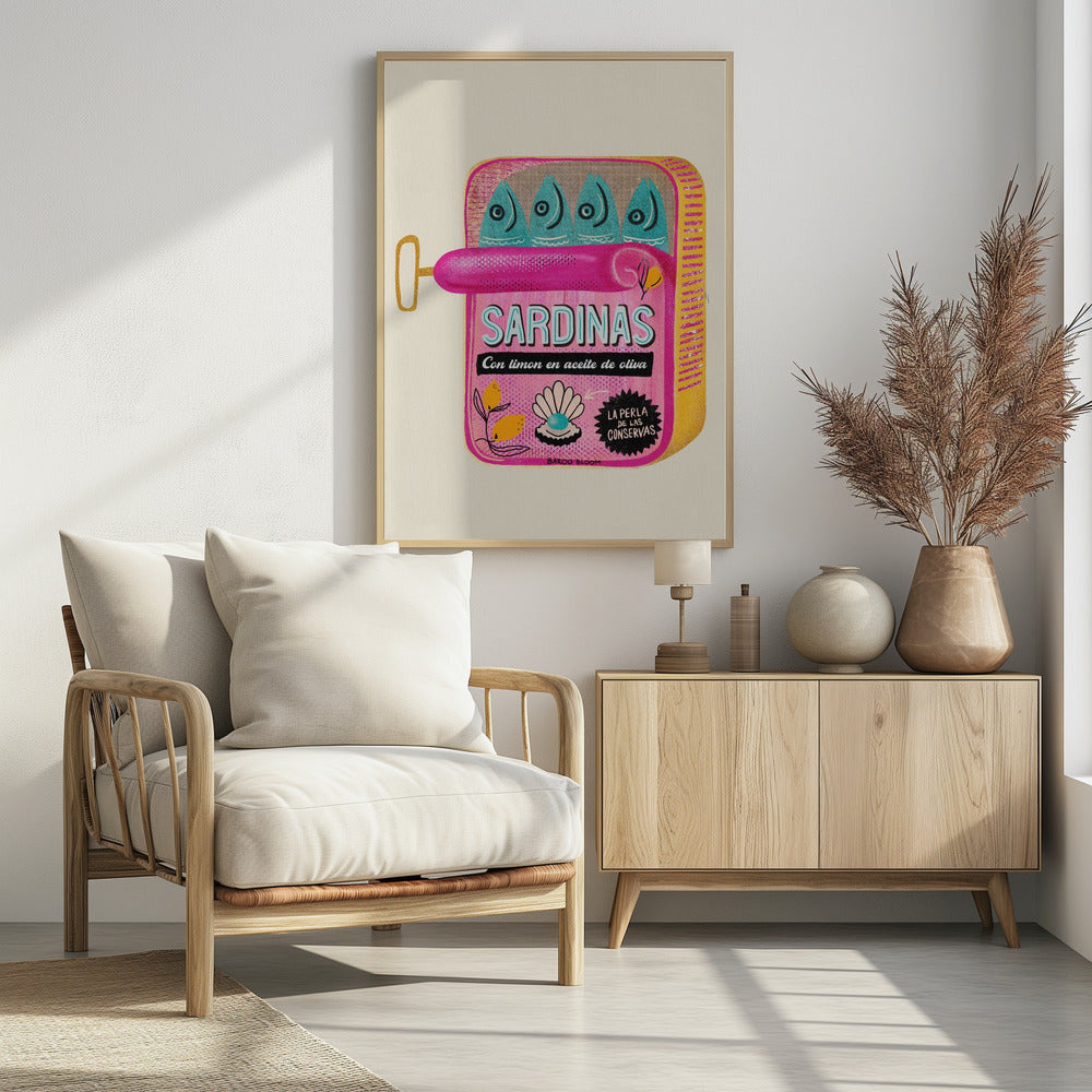 Sardientjesblikje | Poster