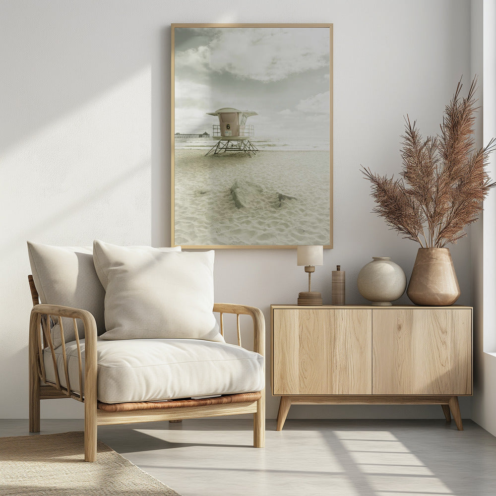 CALIFORNIA Vintage Imperial Beach | Poster
