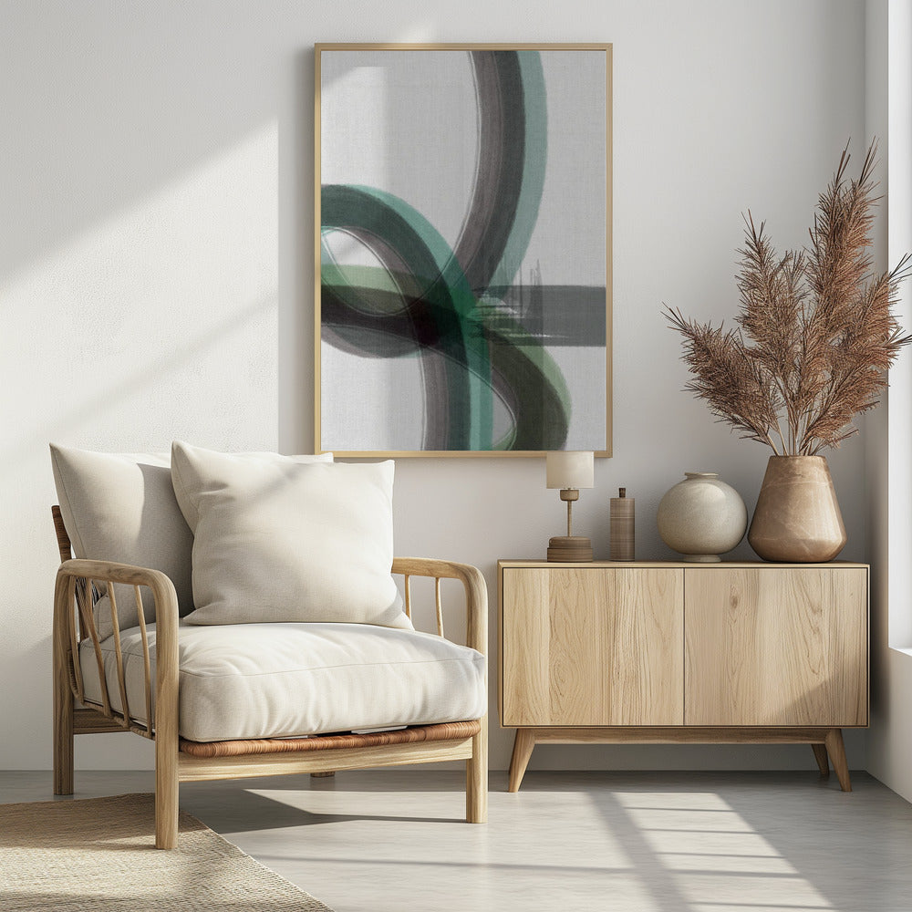 Green Curve 1 | Poster