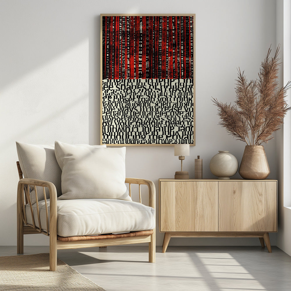 Gefragmenteerde texturen | Poster