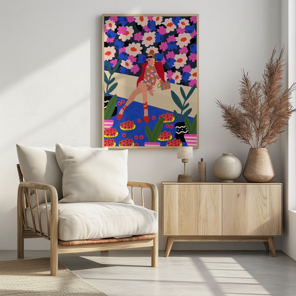 Gedurfd &amp; Bloeiend | Poster