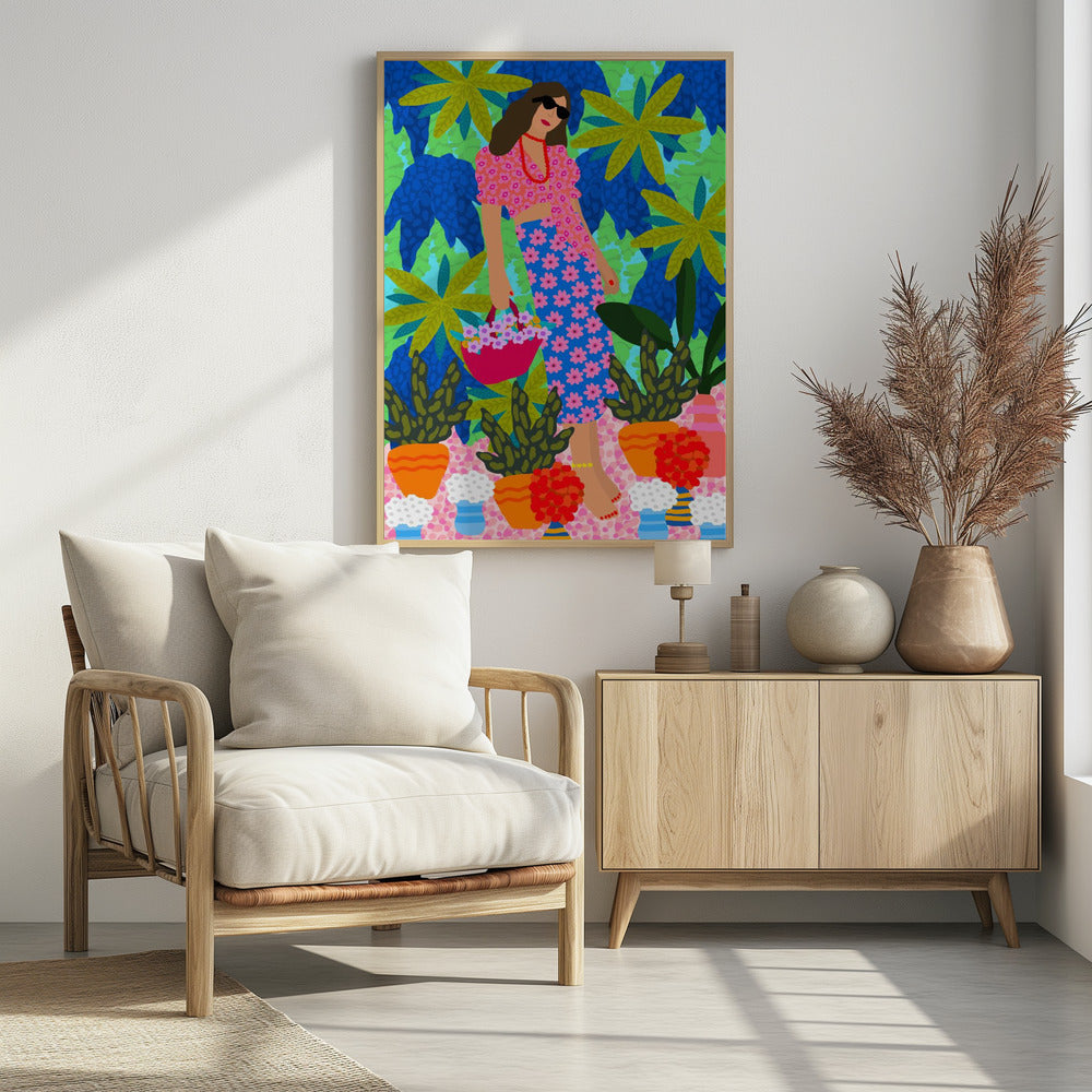 Walking Between Gardens | Poster