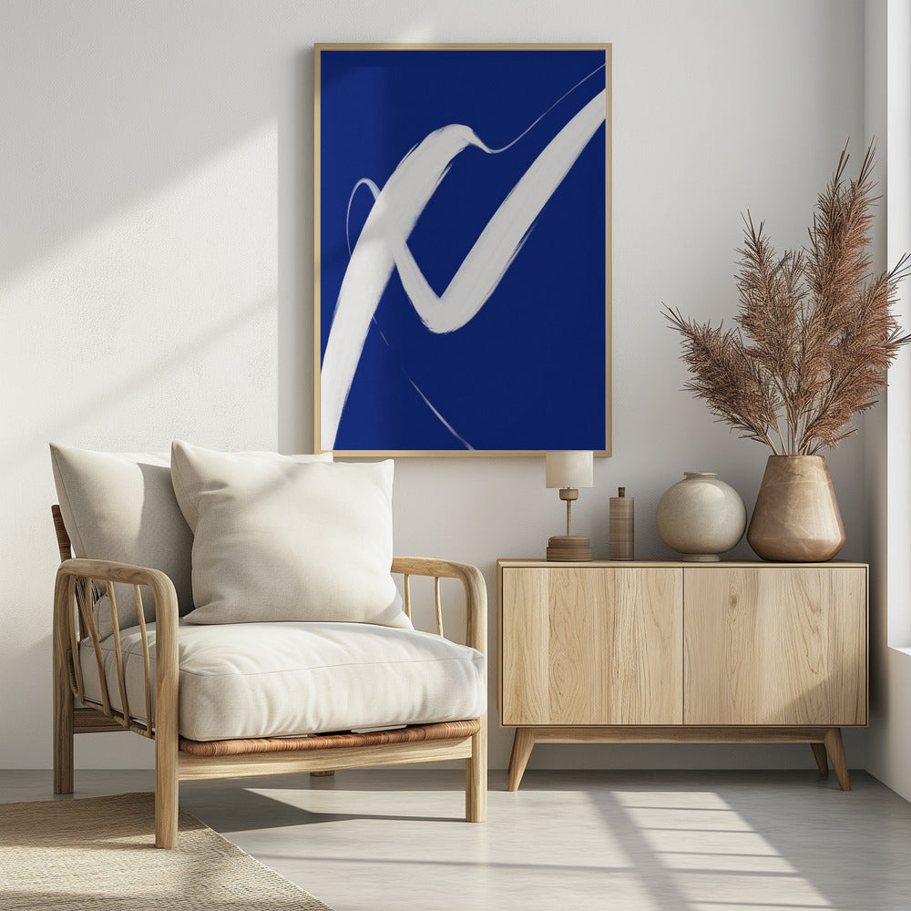 Blauwe Werveldans | Poster