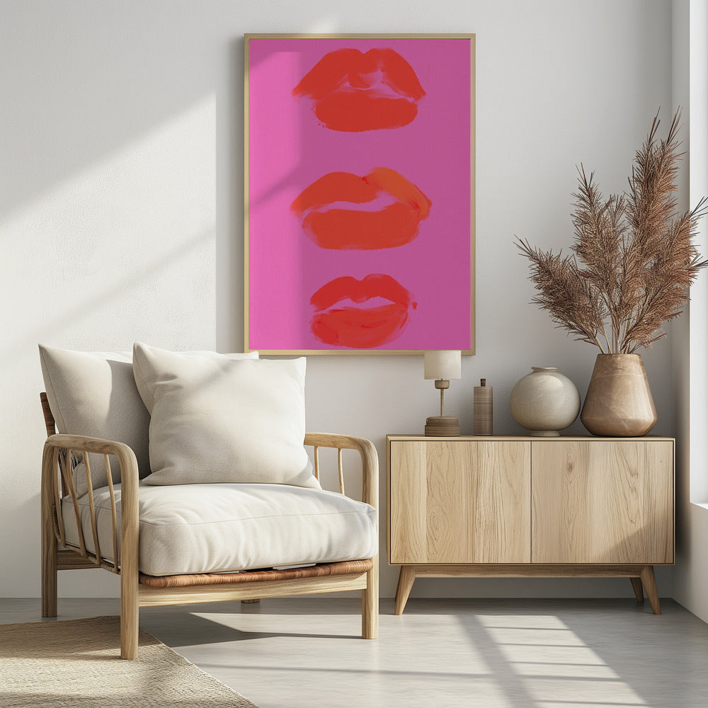 Neon Pout-serie | Poster