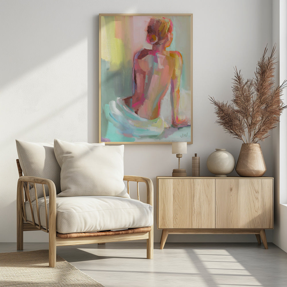 Vrouw poseren | Poster