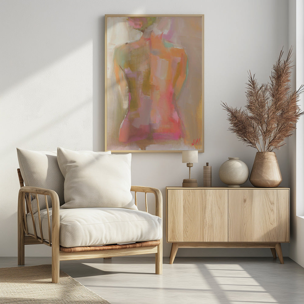 Vrouw met rug | Poster