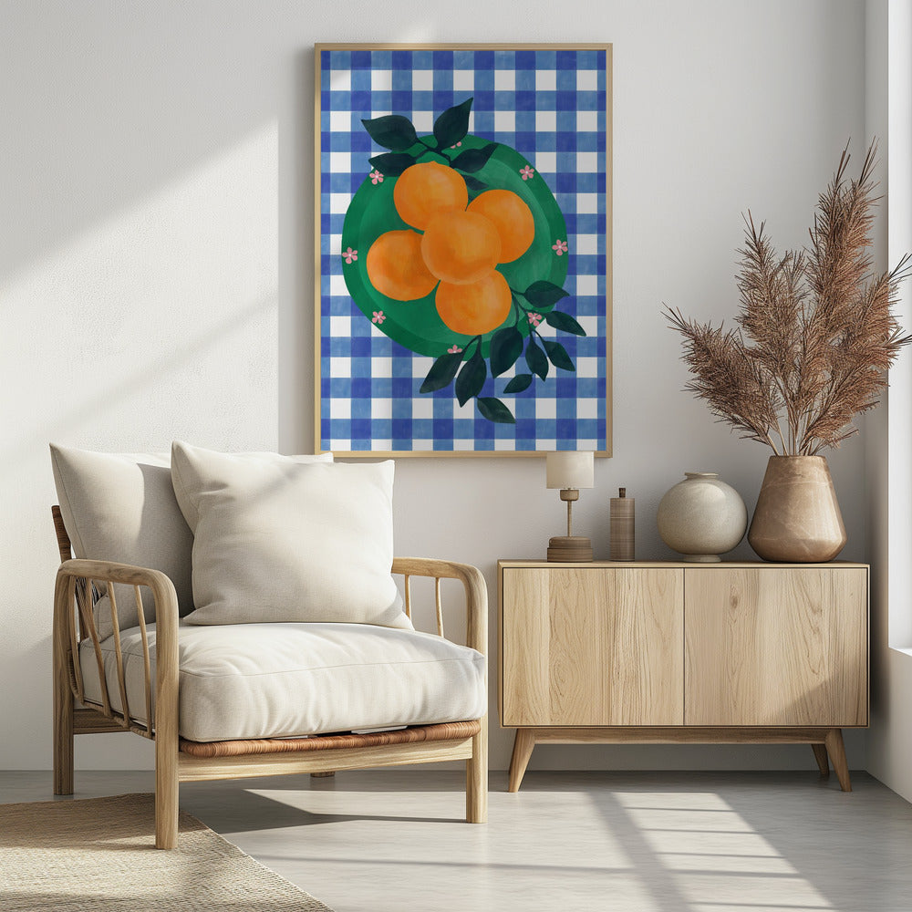 Geruite Citrus Charm | Poster