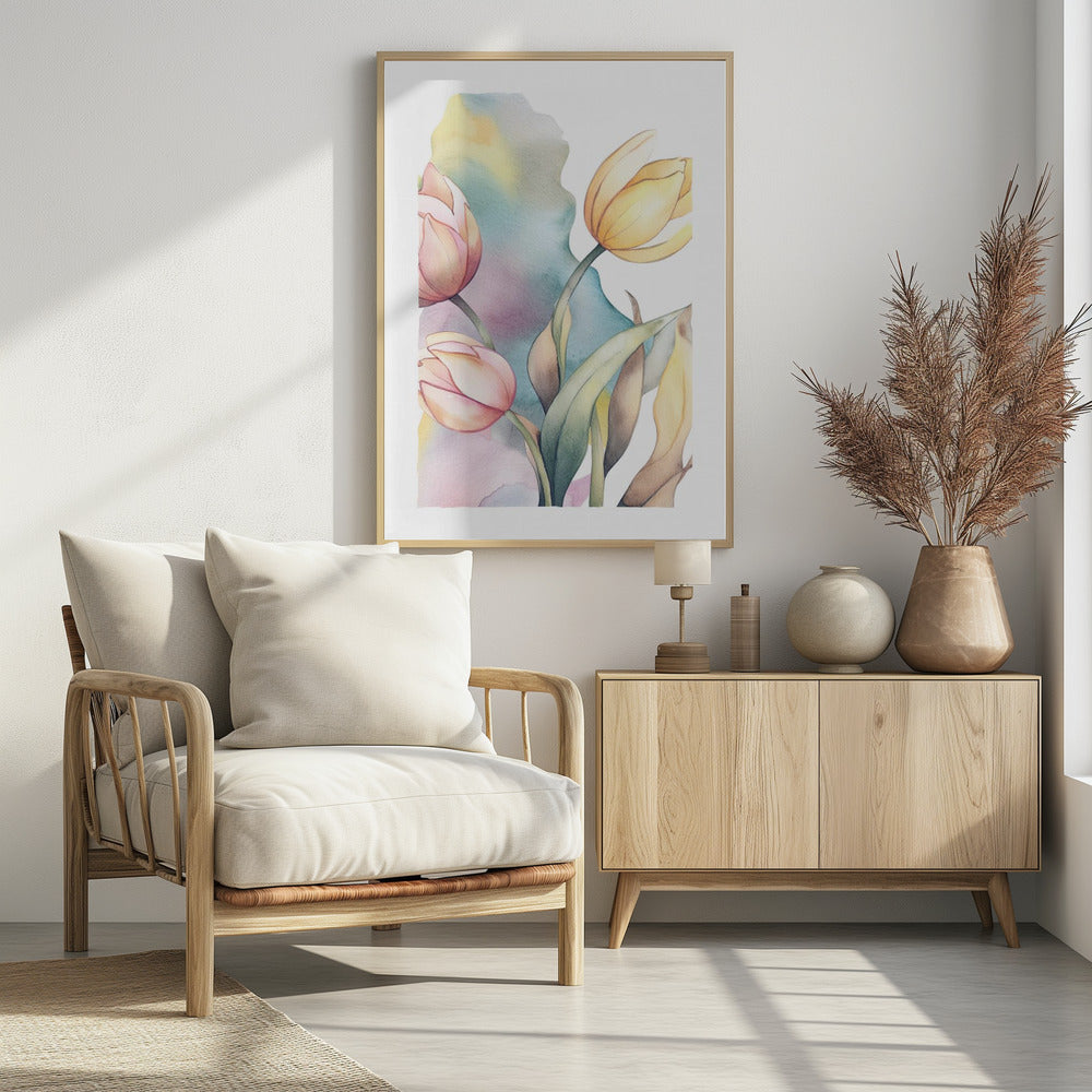 Watercolor Tulip | Poster