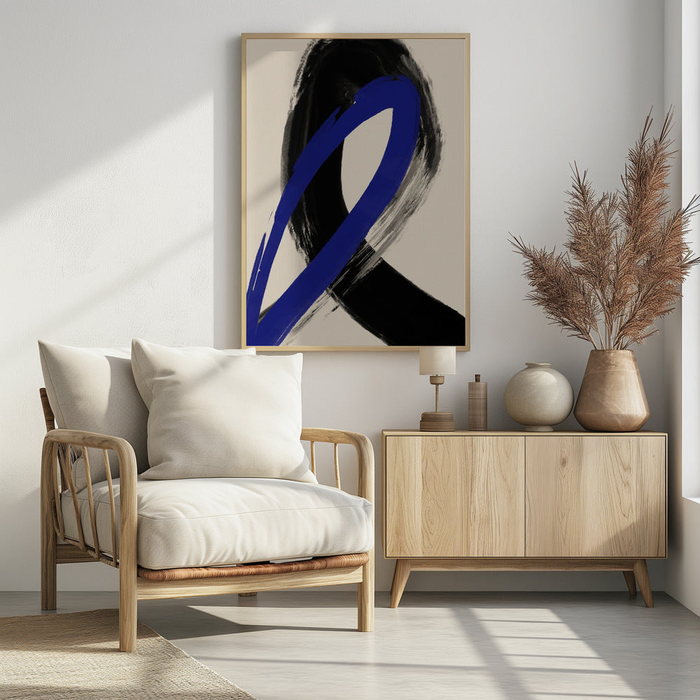 Vette lijnstroom | Poster