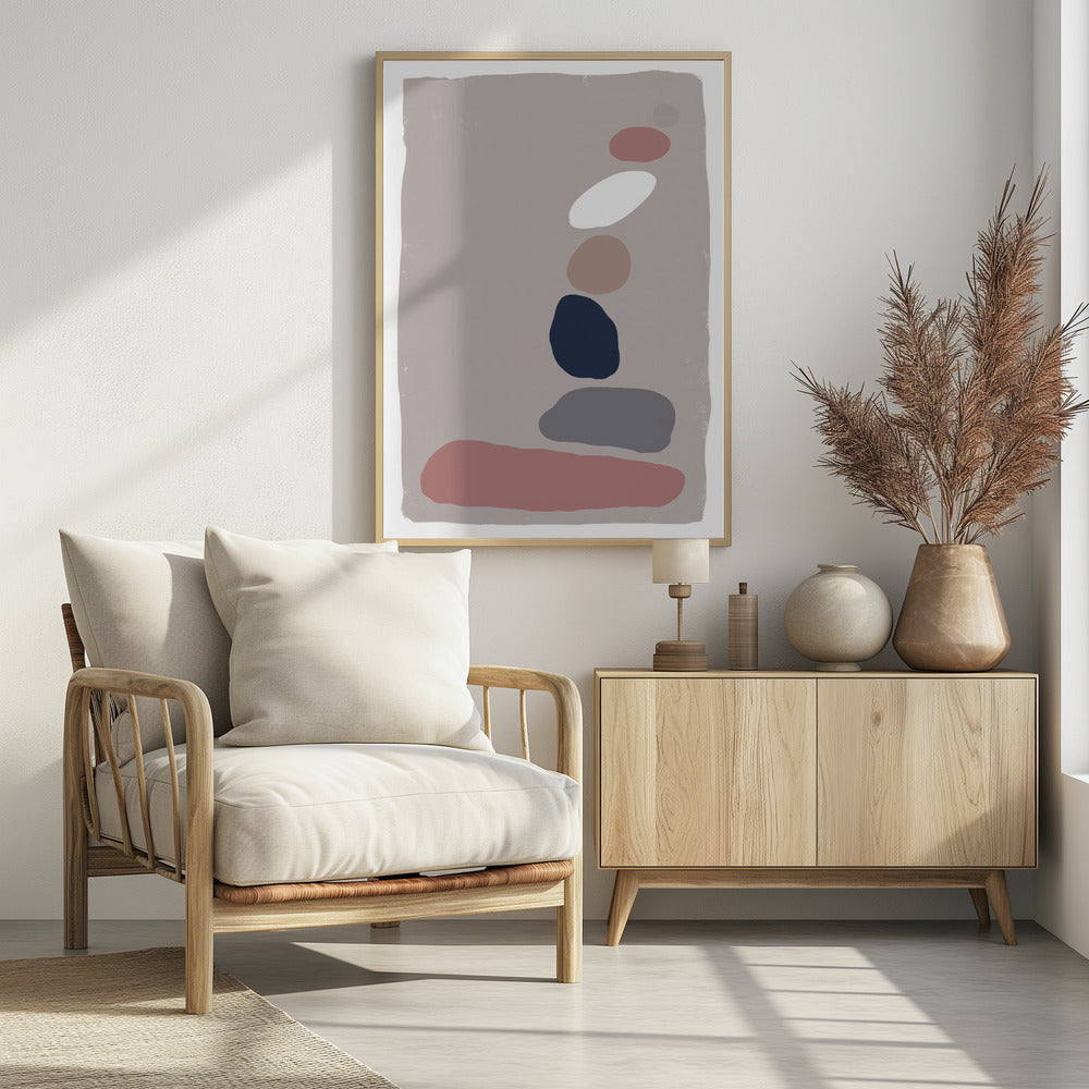 Abstracte kiezels | Poster