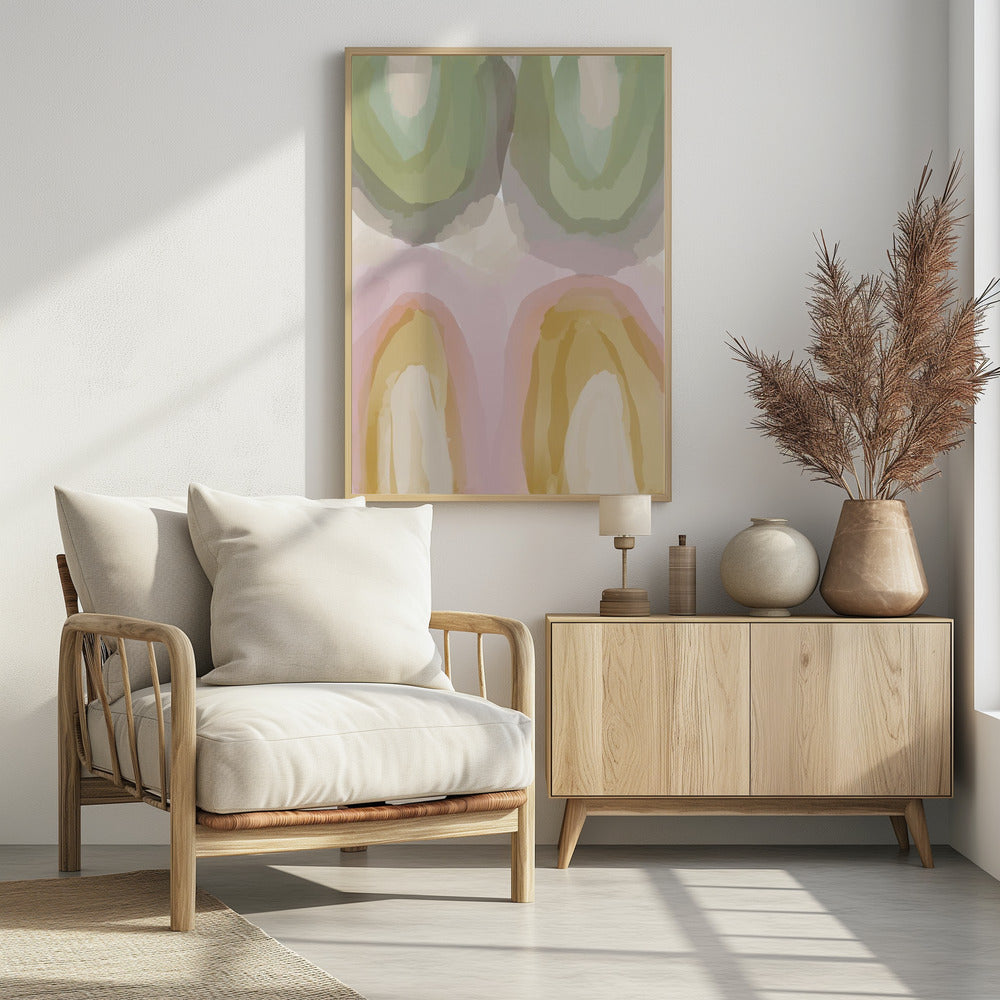 Aquarel Pastel Abstract | Poster