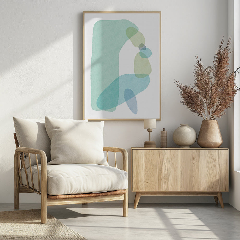 Pastel blobs 2 | Poster