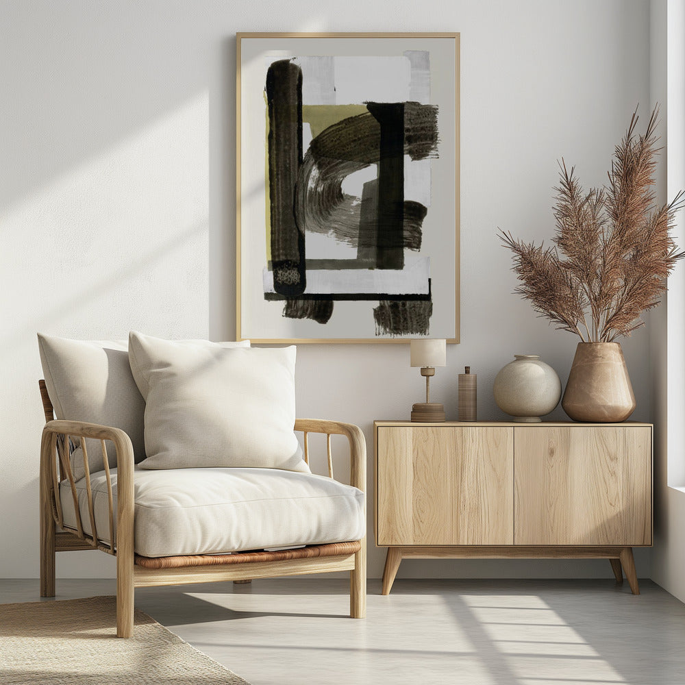 Zen Penseelwerk 1 | Poster
