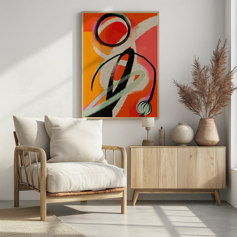Levendige wervelwind | Poster