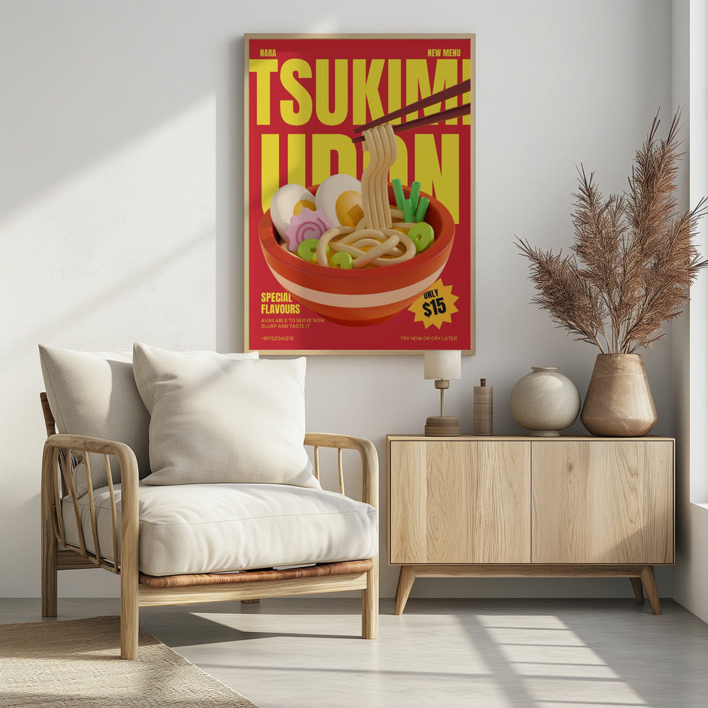 Tsukimi Udon-menu | Poster