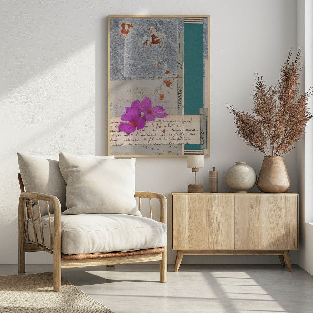 Roze Bloemen II | Poster