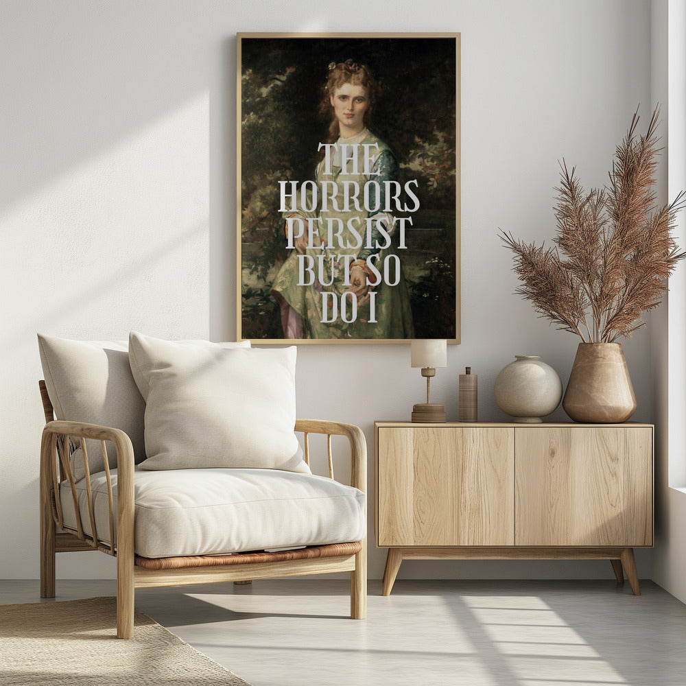 De verschrikkingen blijven bestaan, maar ik ook | Poster