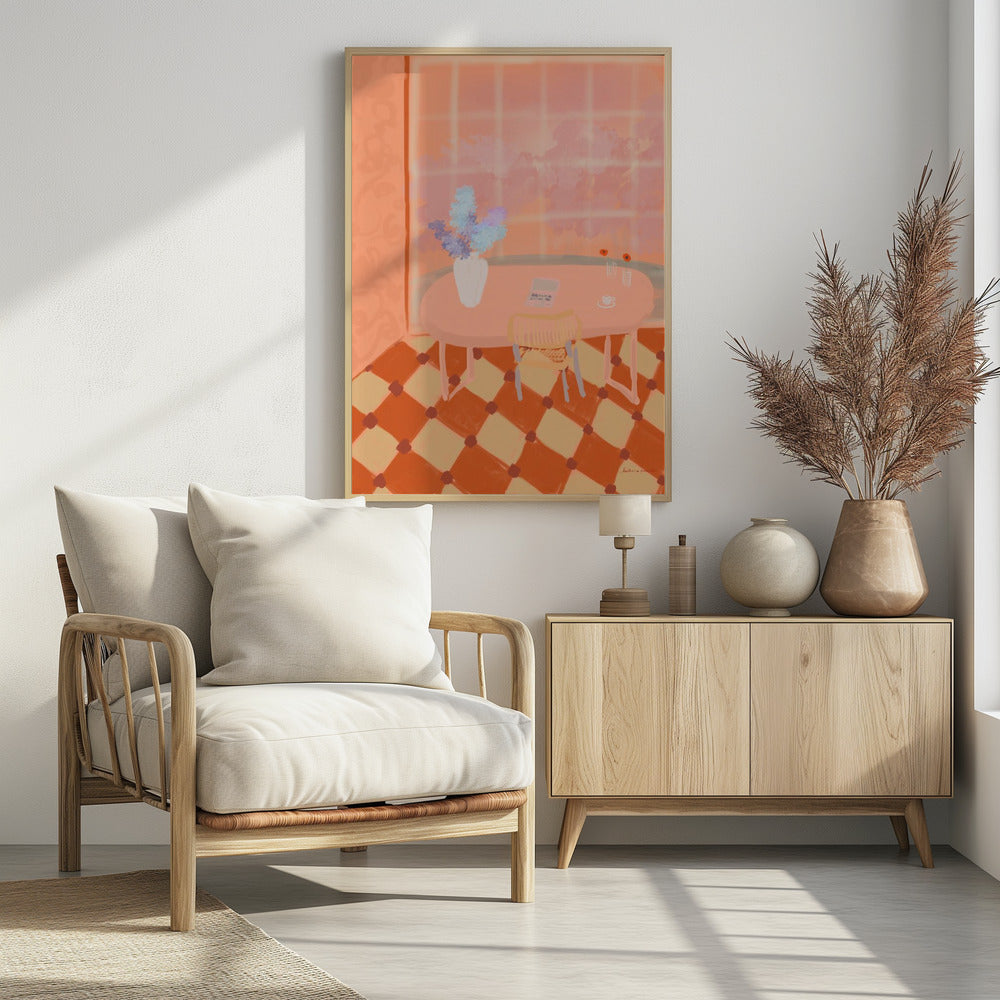 Uitzichten op het thuiskantoor | Poster