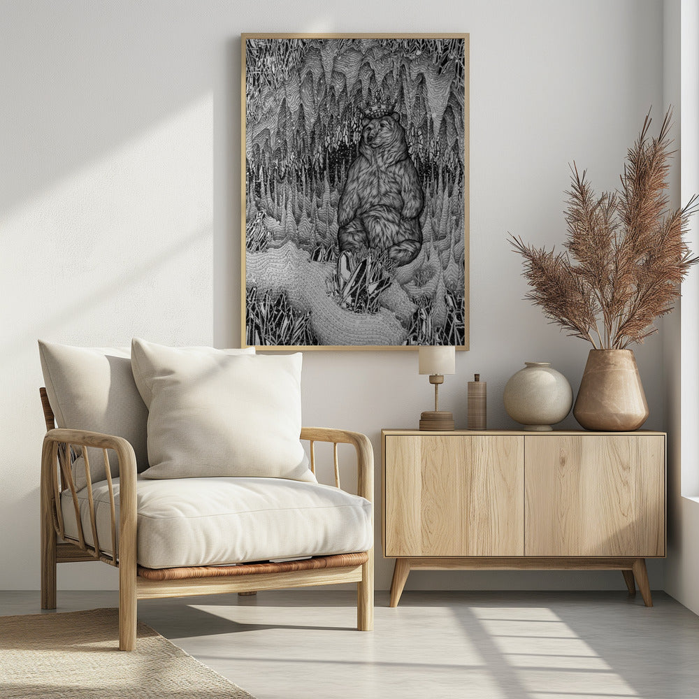 Grot van de Berenkoning Groot | Poster