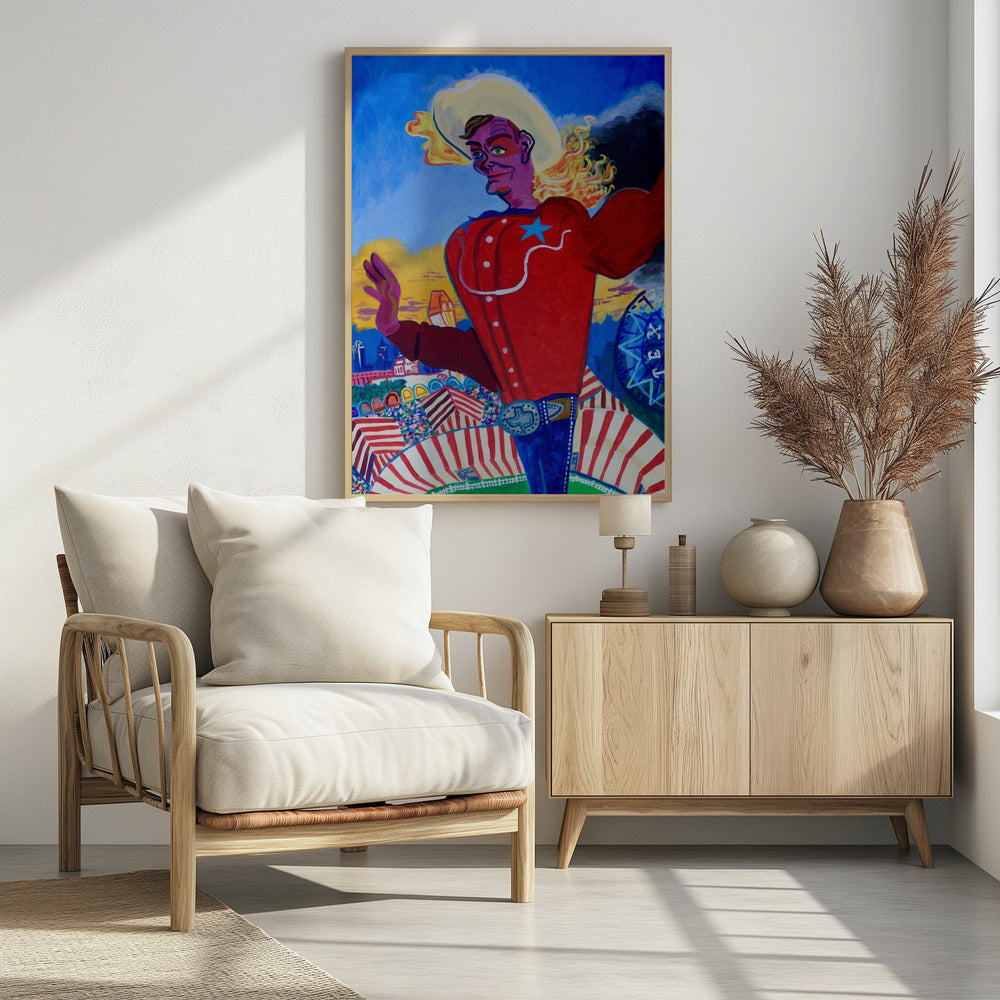 Big Tex in vuur en vlam | Poster
