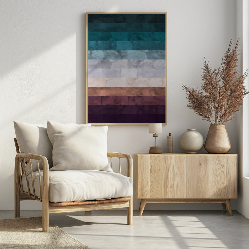 Expressionistisch landschap 1 | Poster