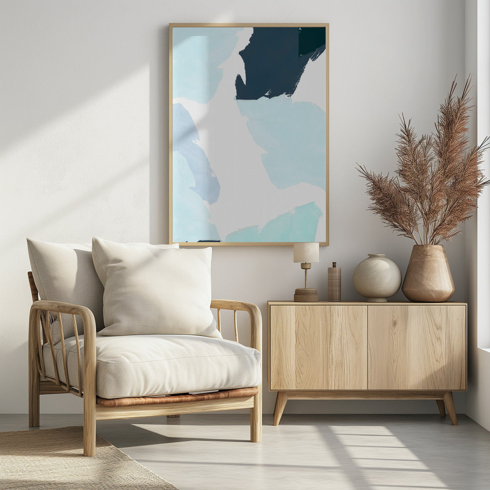 Blauwe stalen 2 | Poster