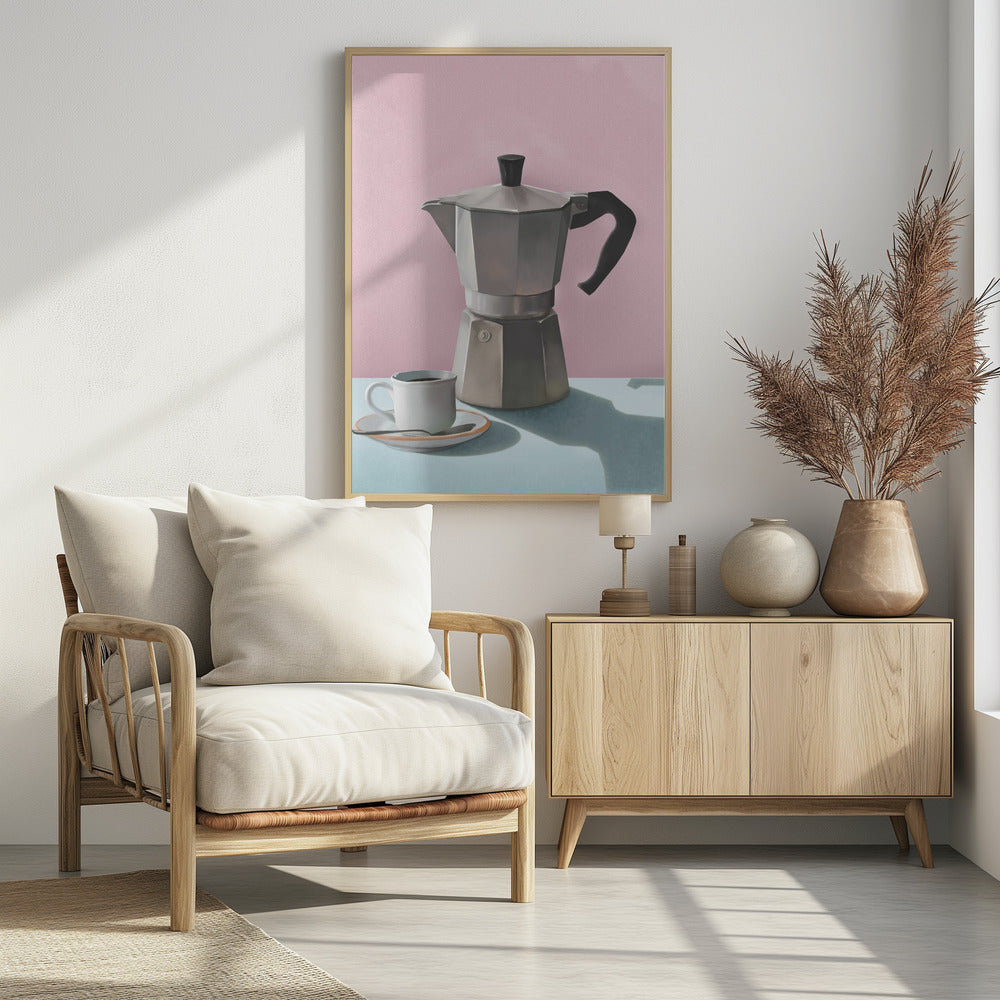 Moka Koffiepot | Poster