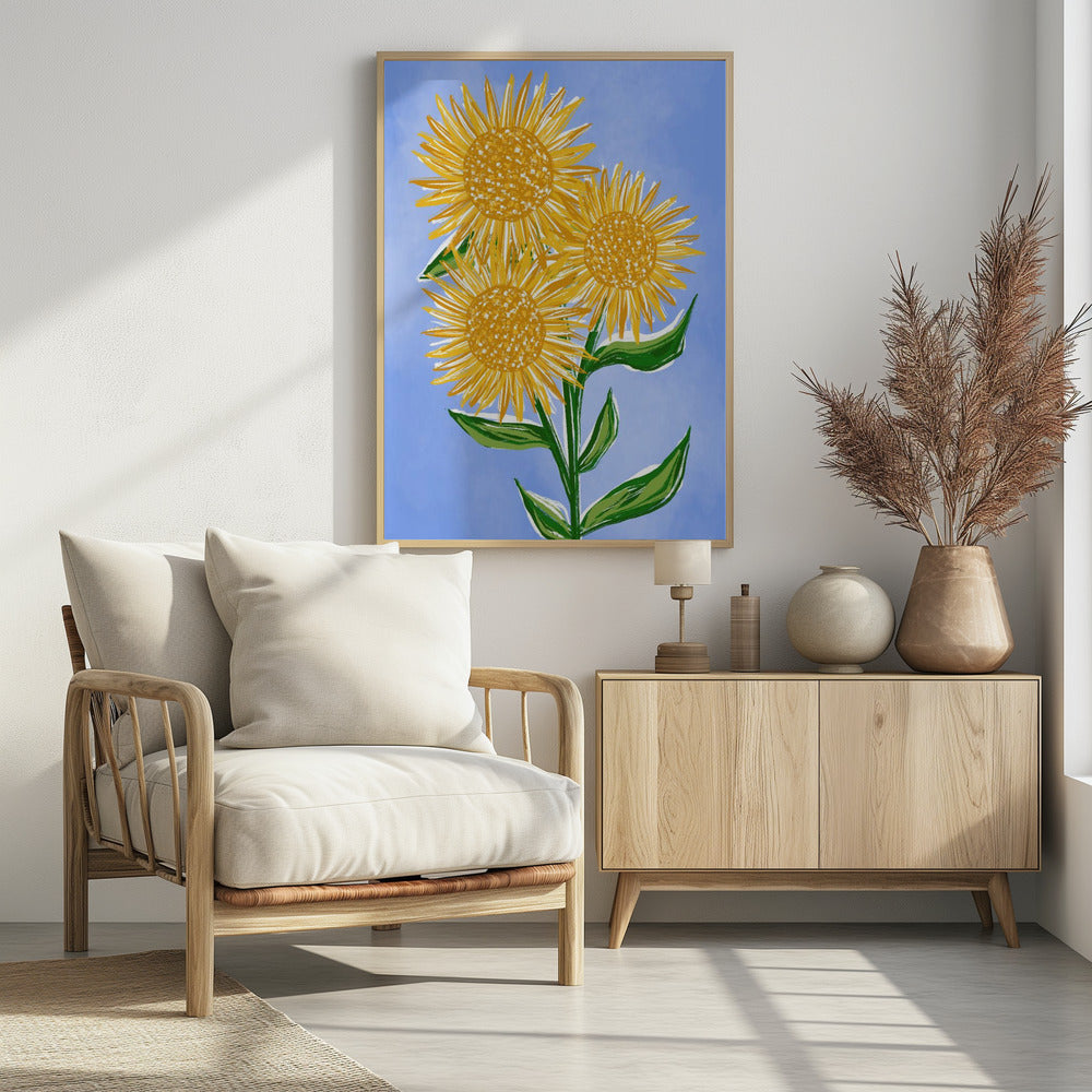 Zonnebloemen | Poster