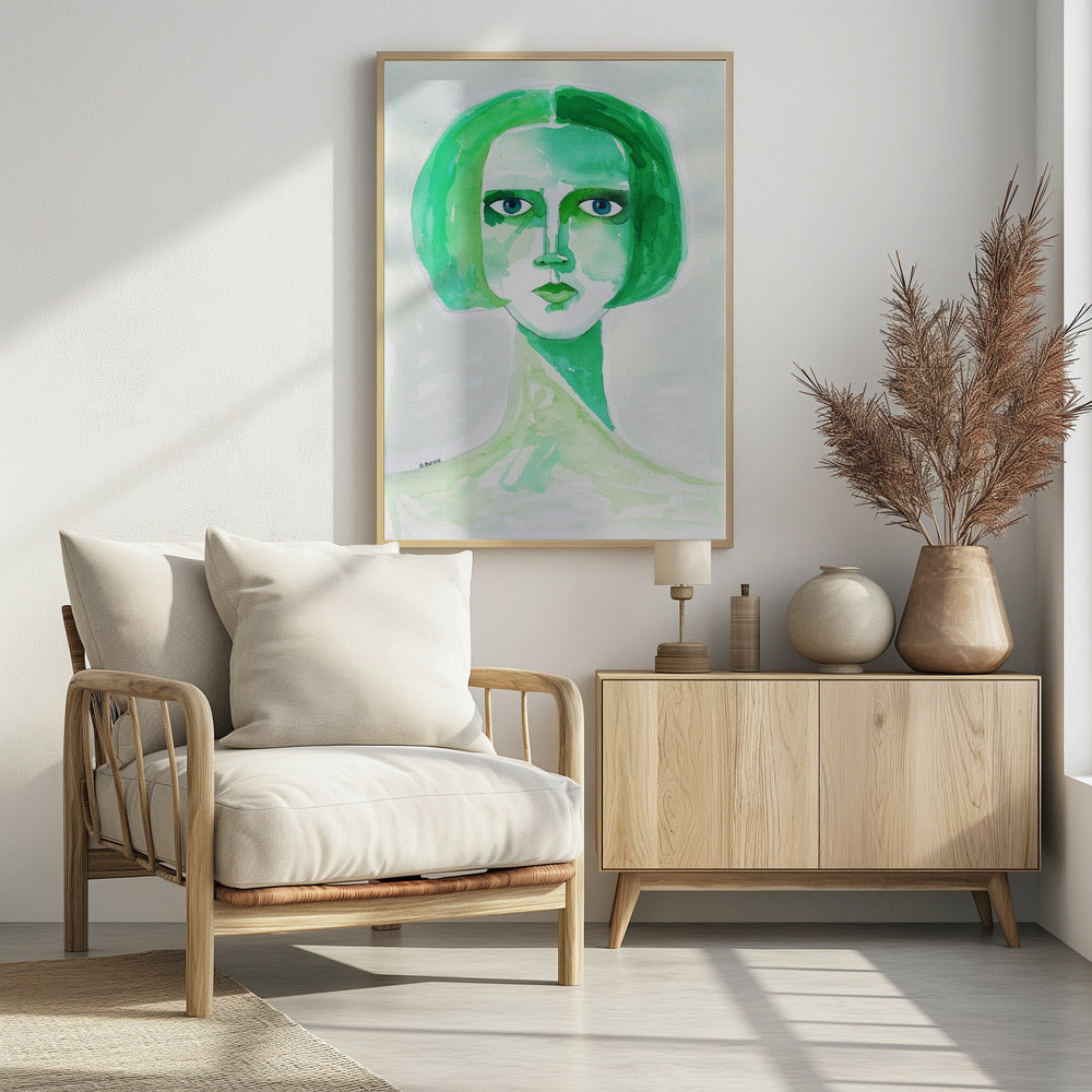 Groen meisje | Poster