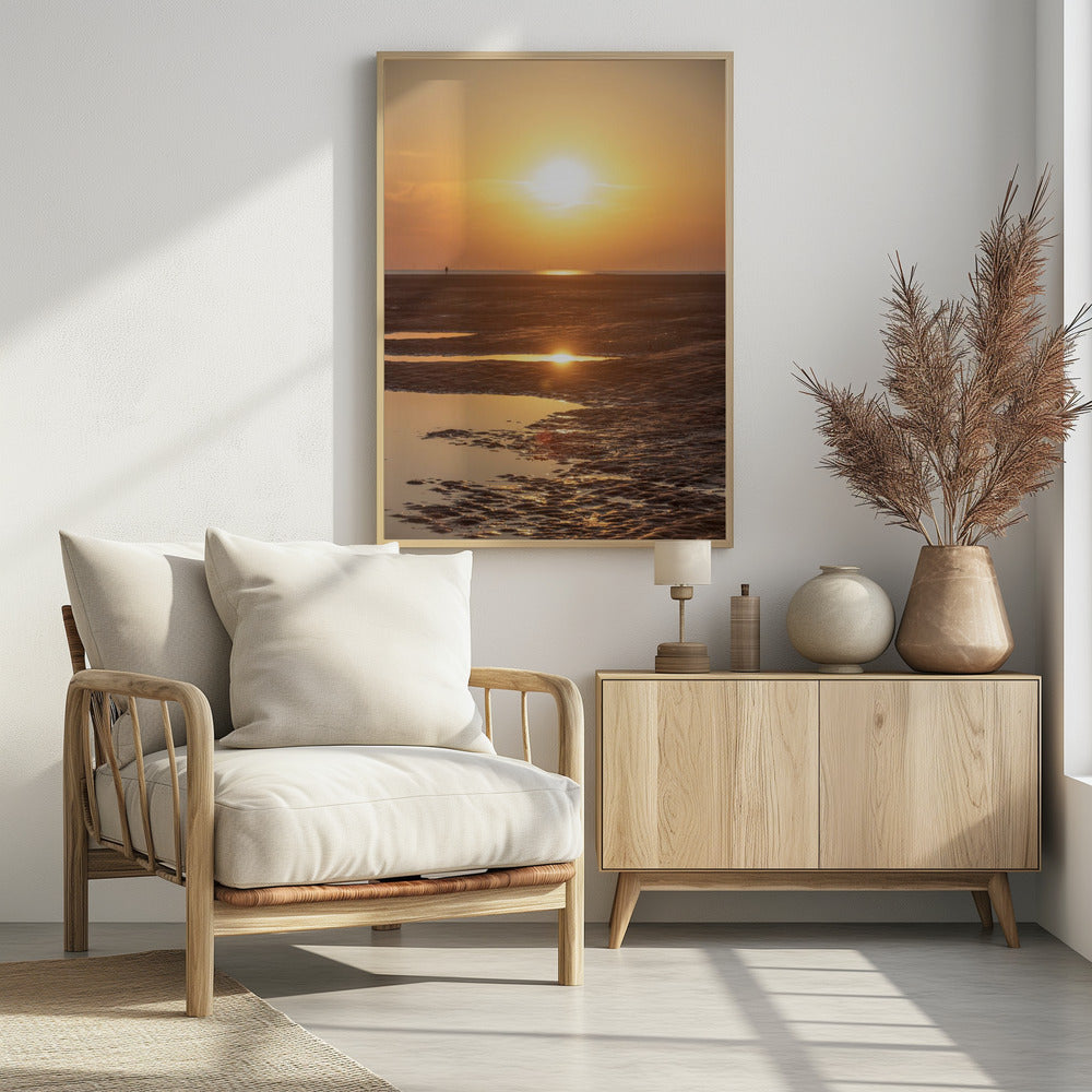 Avond op het strand 2 | Poster