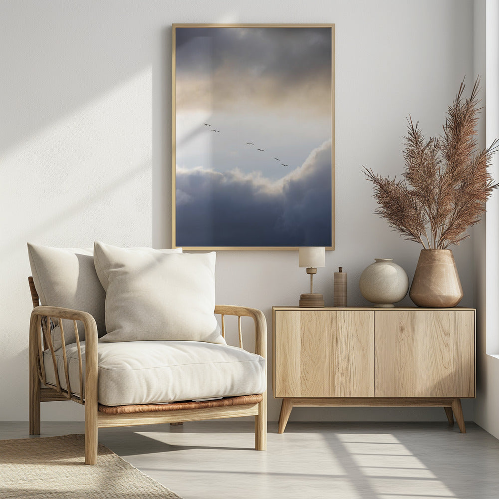 Vliegen op een hoog niveau | Poster
