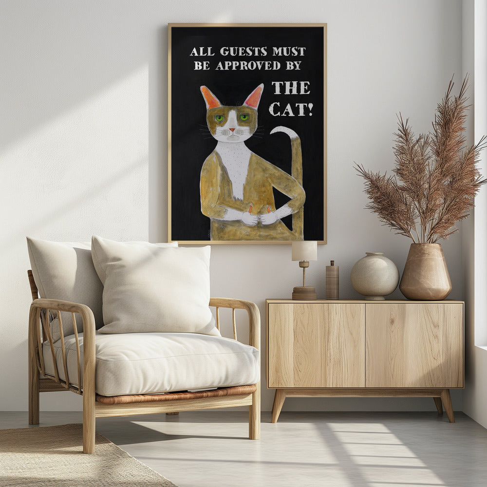 Goedgekeurd door de kat | Poster