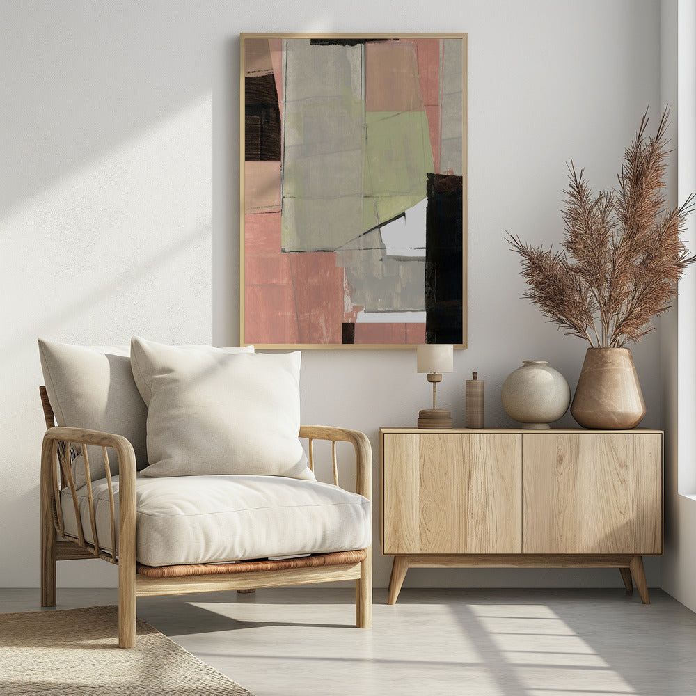 Abstracte neutrale architectuur 2 | Poster