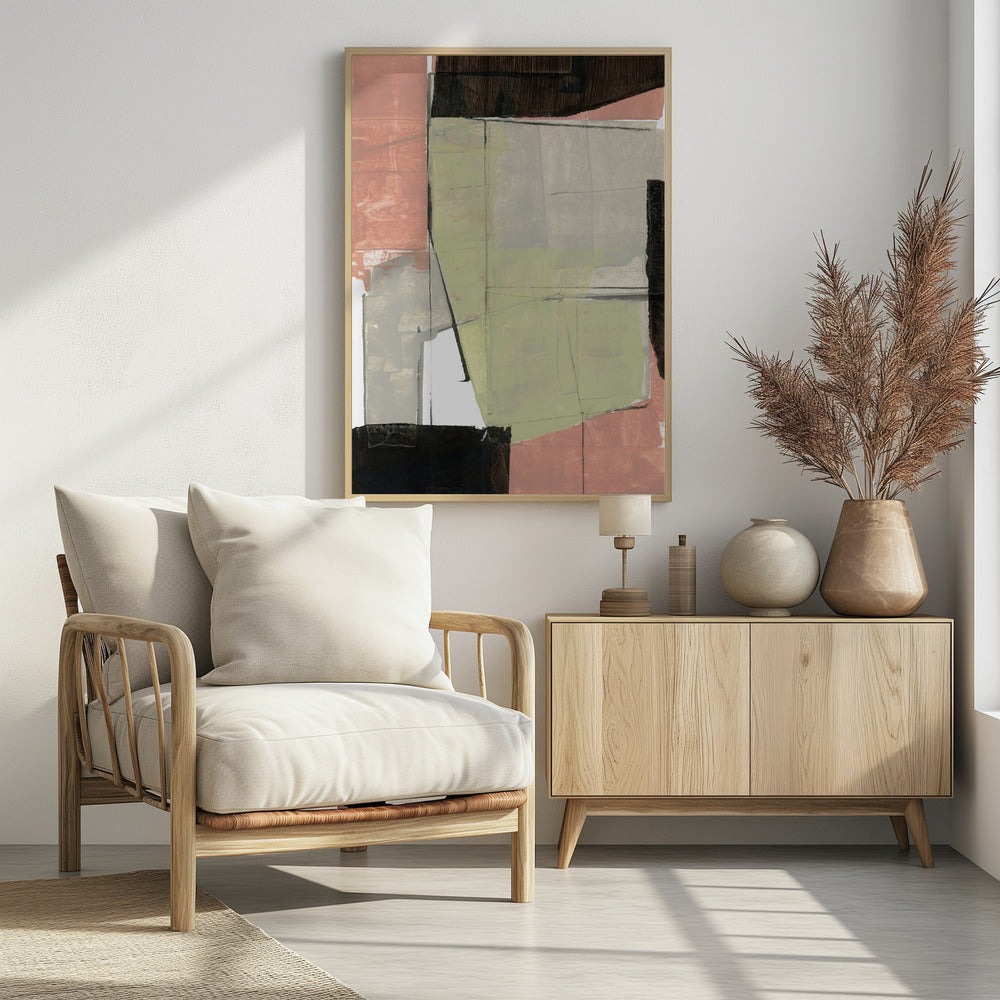 Abstracte neutrale architectuur 1 | Poster