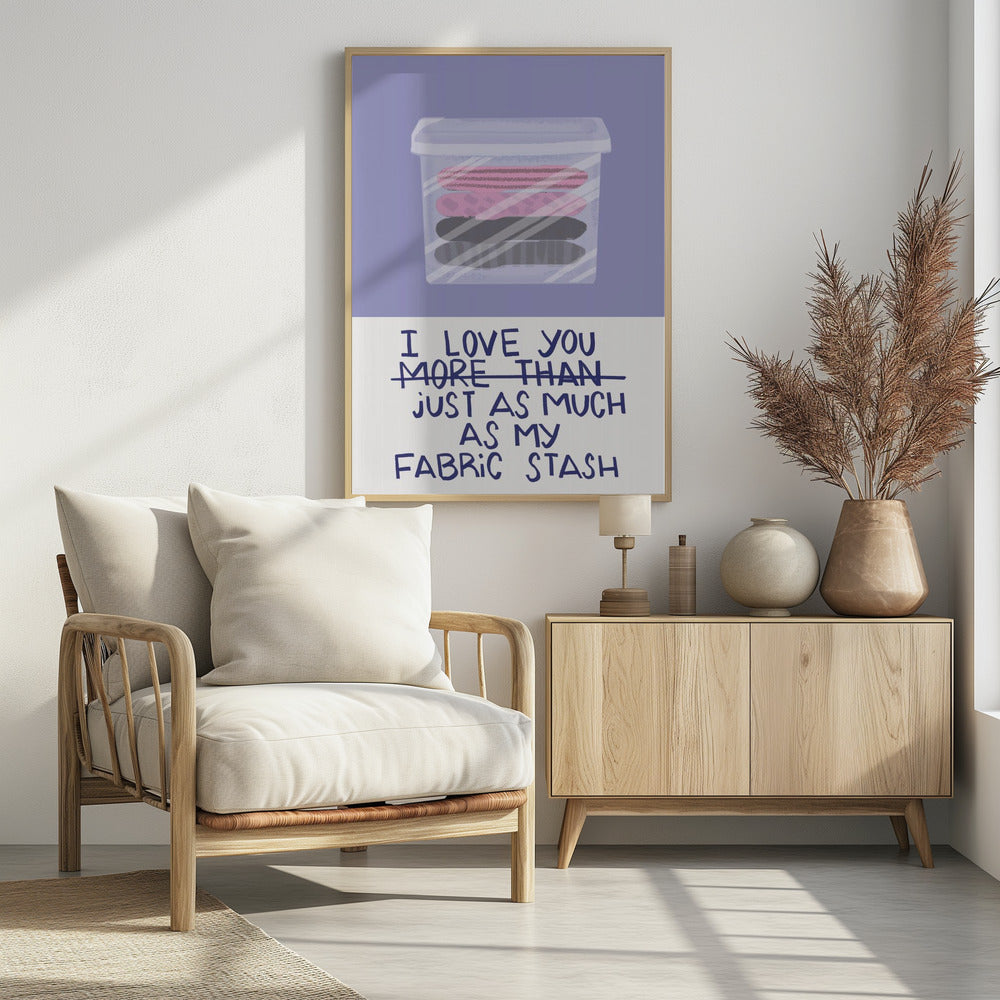 stoffenvoorraad | Poster