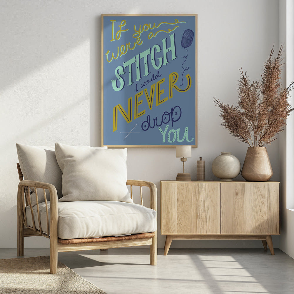 gevallen steken | Poster