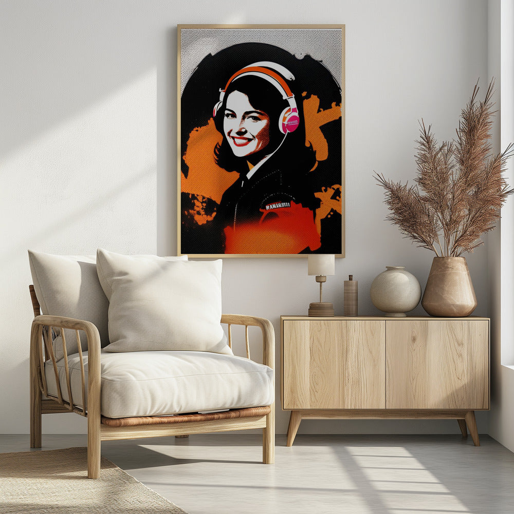 Een levendig meisje | Poster