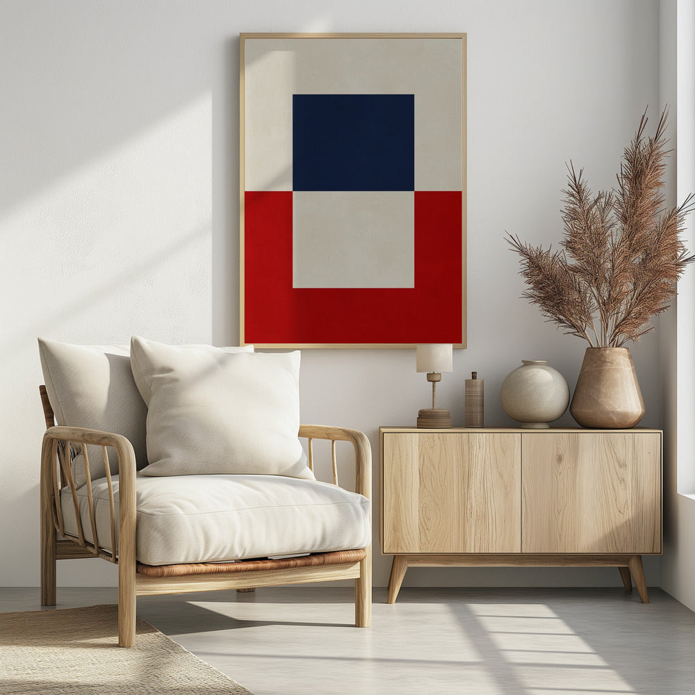 Overlappende geometrie 6 | Poster