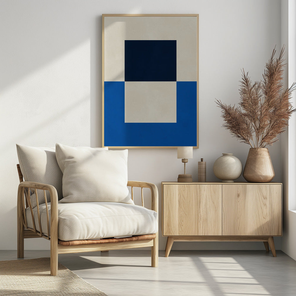 Overlappende geometrie 6 | Poster