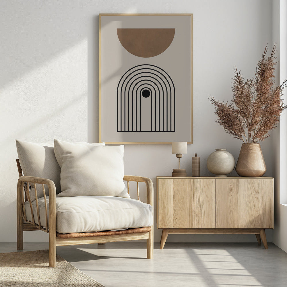 Compositielijnen en cirkels 5 | Poster