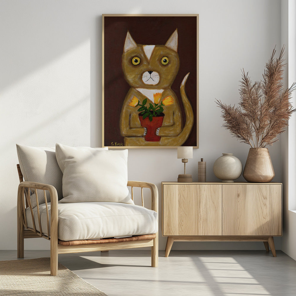 Potplant Kat | Poster