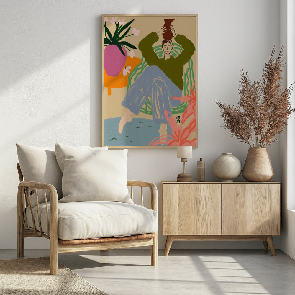 Woman With a Vessel | Poster