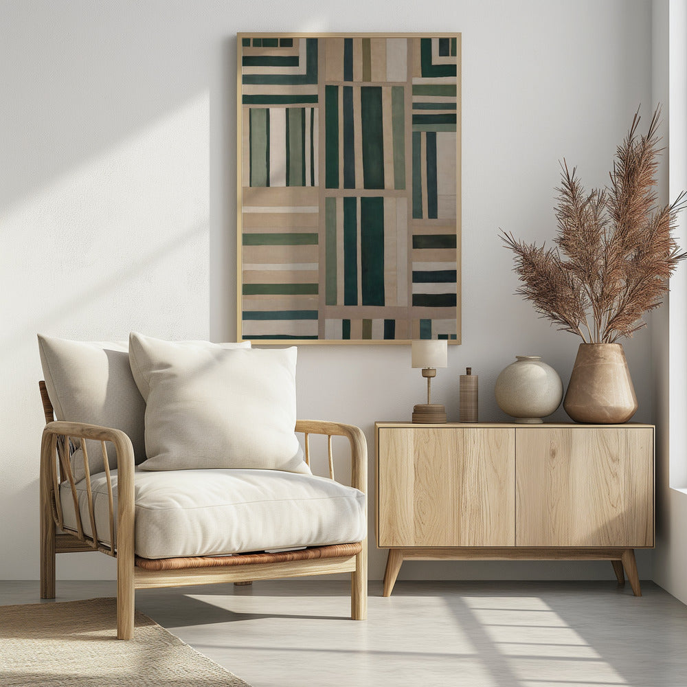 Geometrisch wandtapijt | Poster