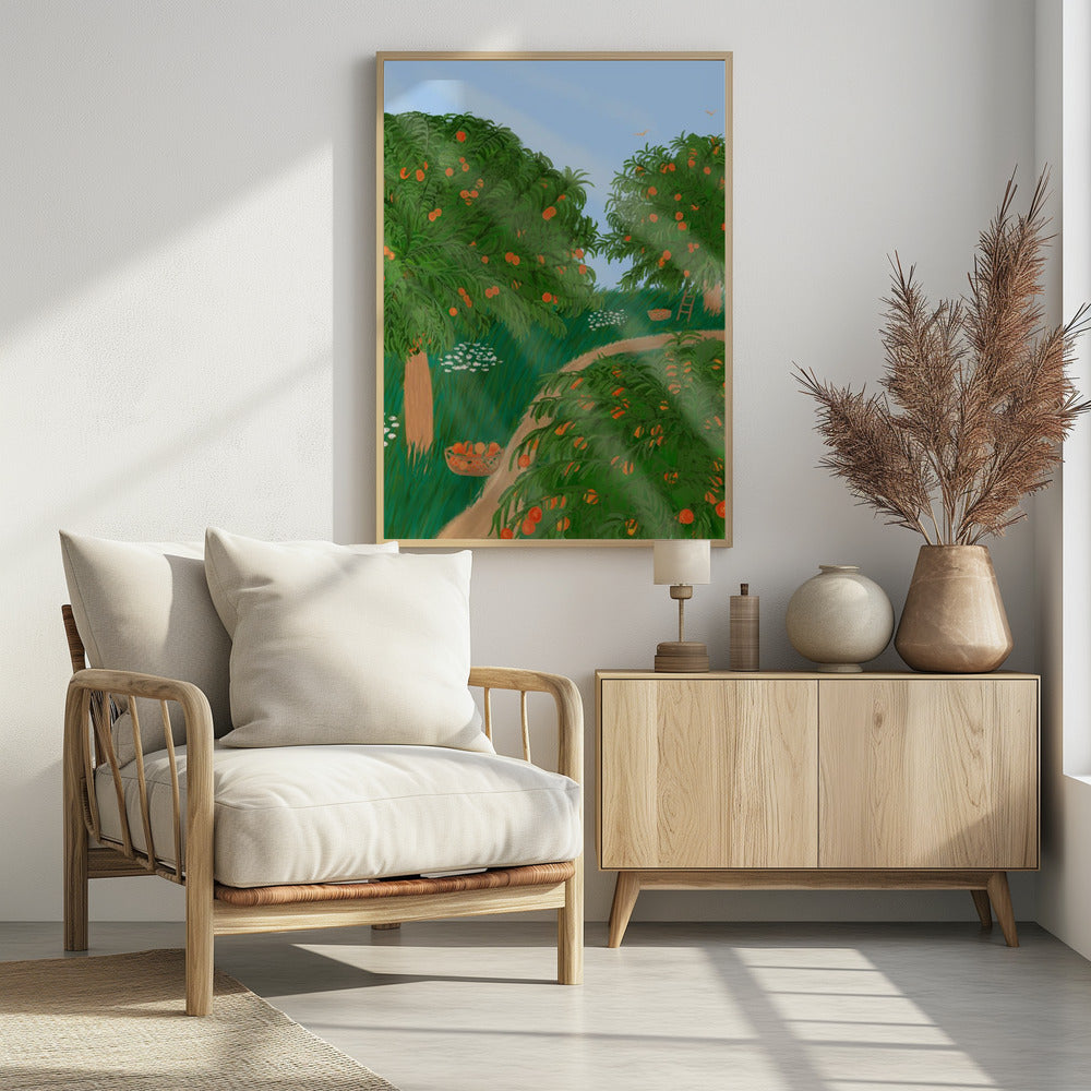 Perziktuin | Poster