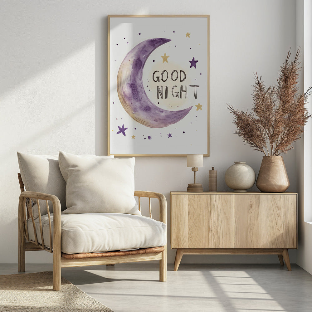 Maanverlichte slaap | Poster
