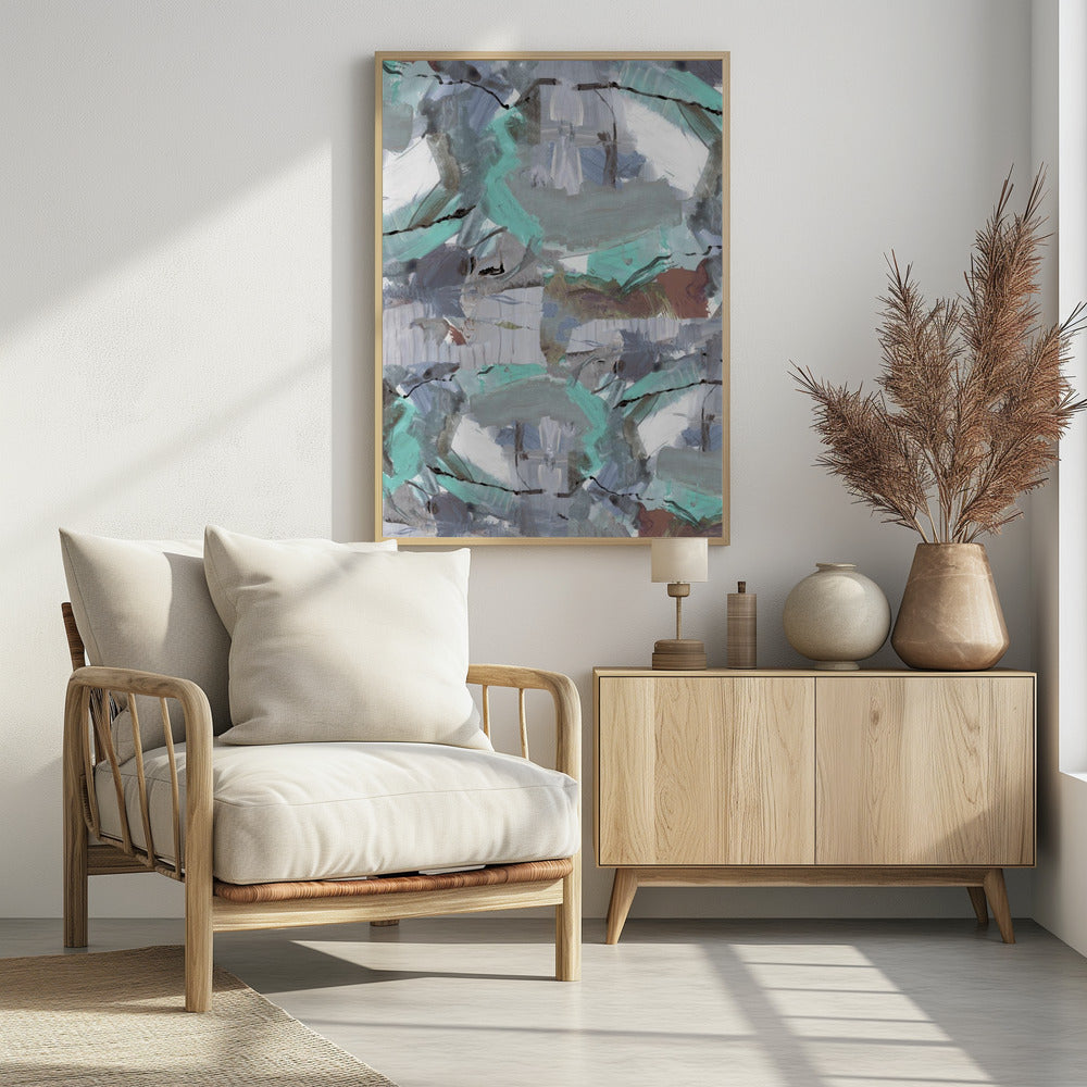 Abstract Zacht Profiel 4 | Poster