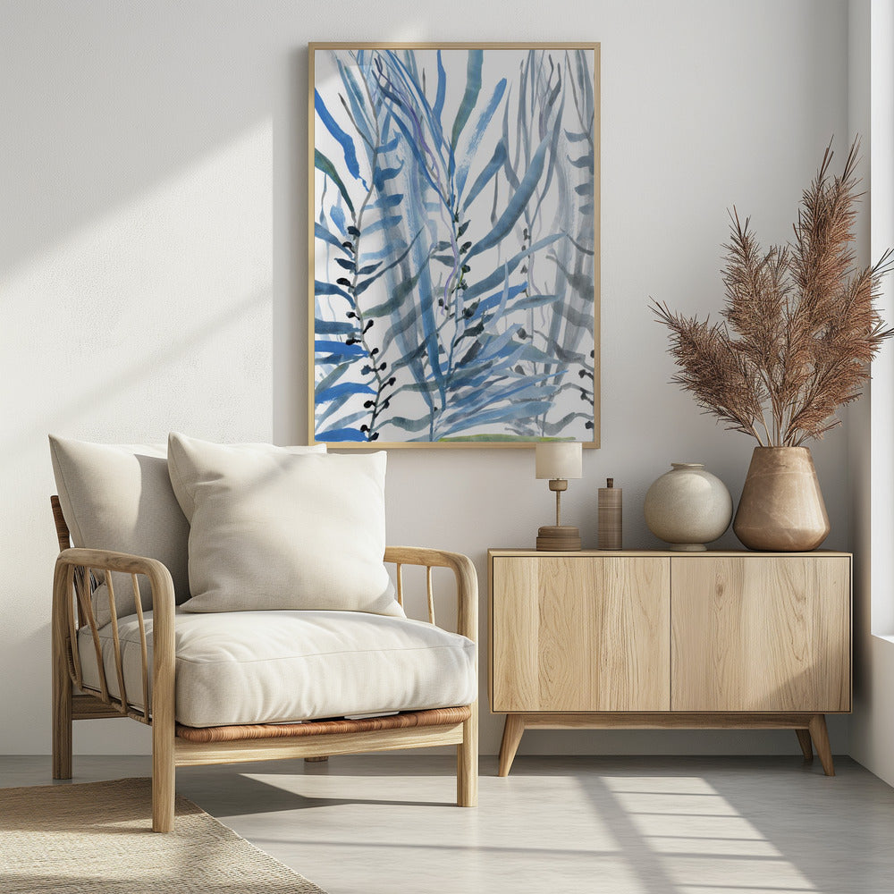 Blue Seaweed No2 | Poster