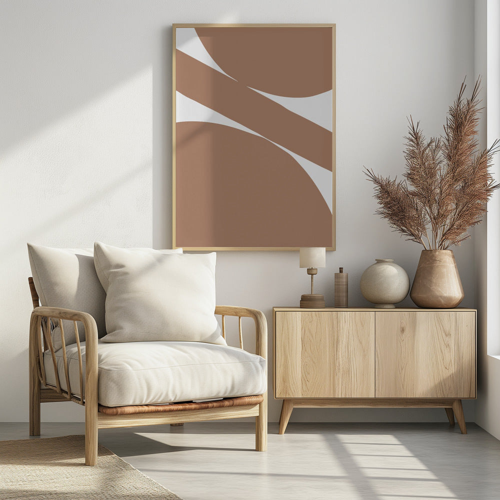Abstracte Mocha | Poster